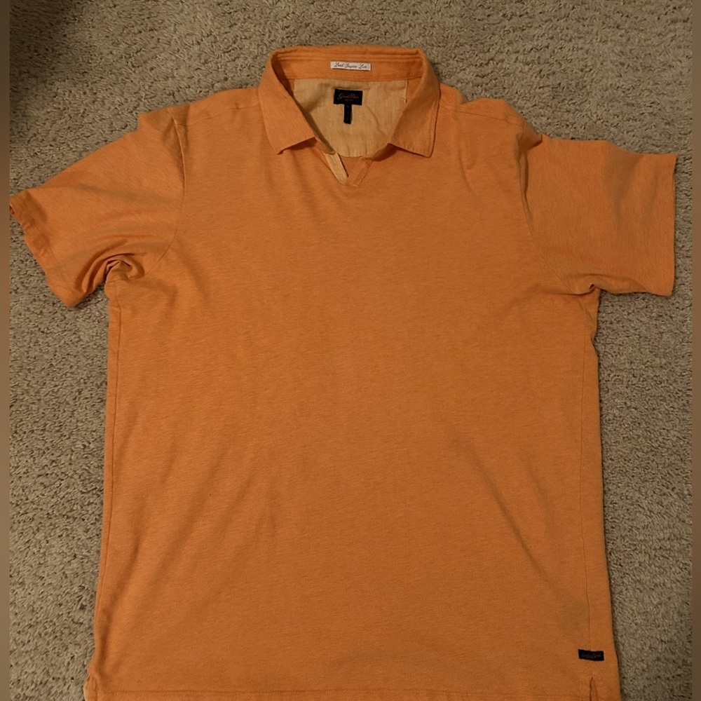 Good Man large orange polo